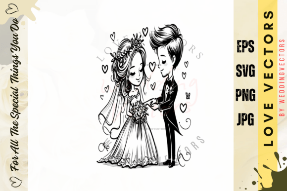 C4559: Capturing Nuptial Bliss in Vector Form