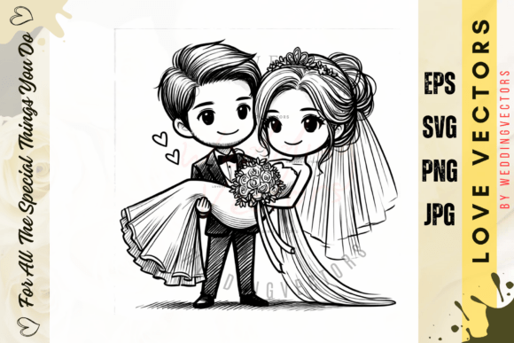 C4660: A Premium Collection of Wedding and Love Vectors