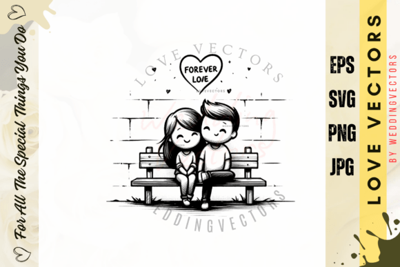 C718: Where Wedding Romance Meets Vector Artistry