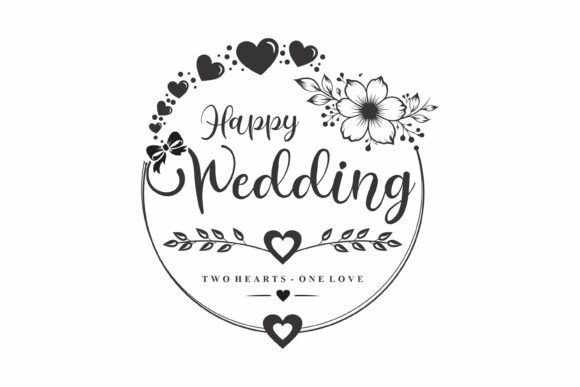 Crafting Joyful Branding with Happy Wedding Lettering