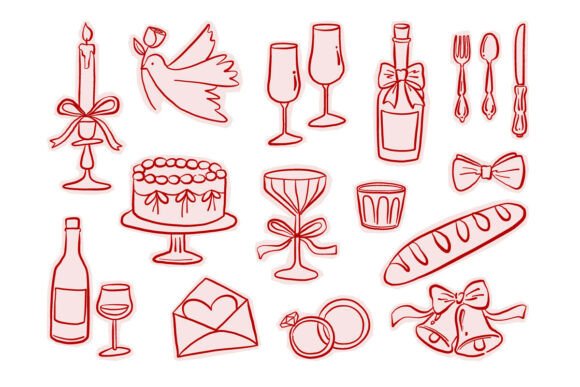 Creating Cohesive Wedding Stationery with Hand-Drawn SVG Elements