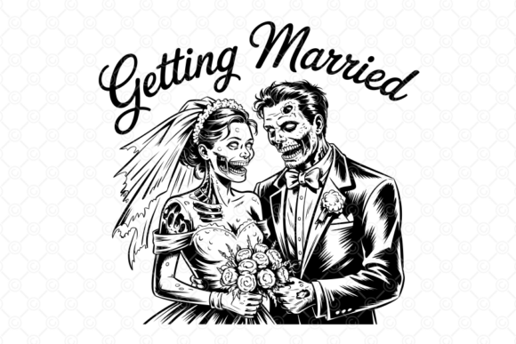 Getting Married SVG: Crafting Your Zombie Wedding Aesthetic