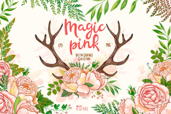 Magic Wreath Wedding Set: Design Elements for a Rustic Aesthetic