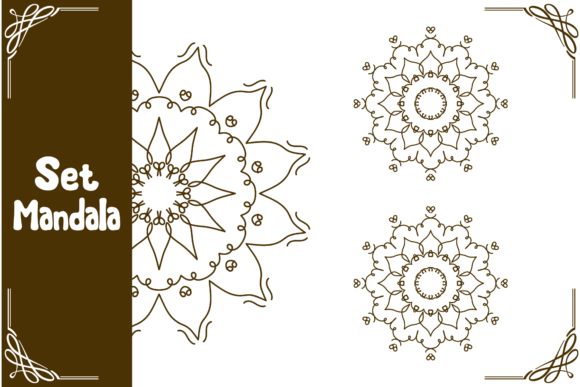 Mandala Set Wedding Background: Crafting Visual Harmony for Your Brand